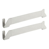 2pcs Stainless Steel Griddle Spatula Holder Griddle Tool Holder Barbecue Tool Hold Rack Griddle Accessories