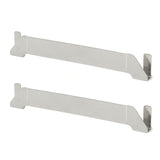 2pcs Stainless Steel Griddle Spatula Holder Griddle Tool Holder Barbecue Tool Hold Rack Griddle Accessories