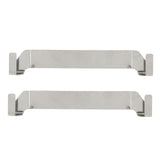 2pcs Stainless Steel Griddle Spatula Holder Griddle Tool Holder Barbecue Tool Hold Rack Griddle Accessories