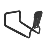 Water Hose Holder Universal Heavy Duty Rust Resistant Metal Garage Wall Hooks for Outdoor Garden Garage - Top-Down View