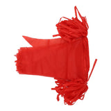 2 Bag Party Banner Triangle Shape Anti Fade Decorative Pennants Flag for Party Decoration 200m Red Rope Red Flag 2 Bag - Side View