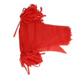 2 Bag Party Banner Triangle Shape Anti Fade Decorative Pennants Flag for Party Decoration 200m Red Rope Red Flag 2 Bag