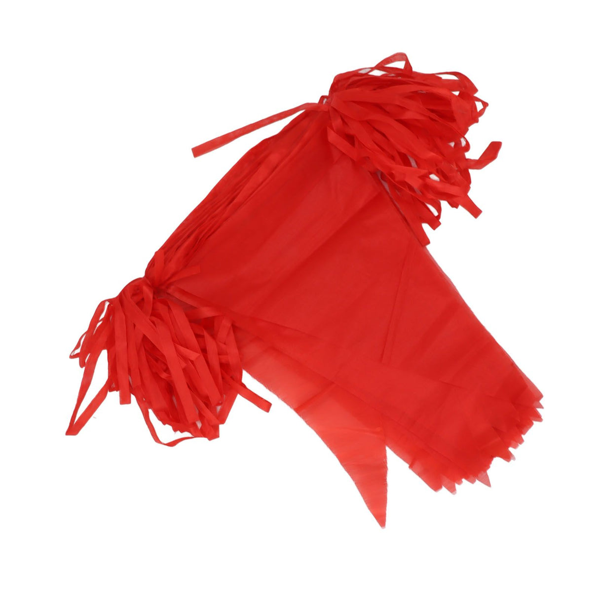 2 Bag Party Banner Triangle Shape Anti Fade Decorative Pennants Flag for Party Decoration 200m Red Rope Red Flag 2 Bag