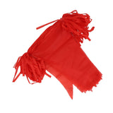 2 Bag Party Banner Triangle Shape Anti Fade Decorative Pennants Flag for Party Decoration 200m Red Rope Red Flag 2 Bag