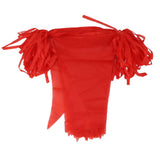 2 Bag Party Banner Triangle Shape Anti Fade Decorative Pennants Flag for Party Decoration 200m Red Rope Red Flag 2 Bag