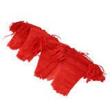 2 Bag Party Banner Triangle Shape Anti Fade Decorative Pennants Flag for Party Decoration 200m Red Rope Red Flag 2 Bag - Extra Image