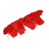 2 Bag Party Banner Triangle Shape Anti Fade Decorative Pennants Flag for Party Decoration 200m Red Rope Red Flag 2 Bag - Extra Image