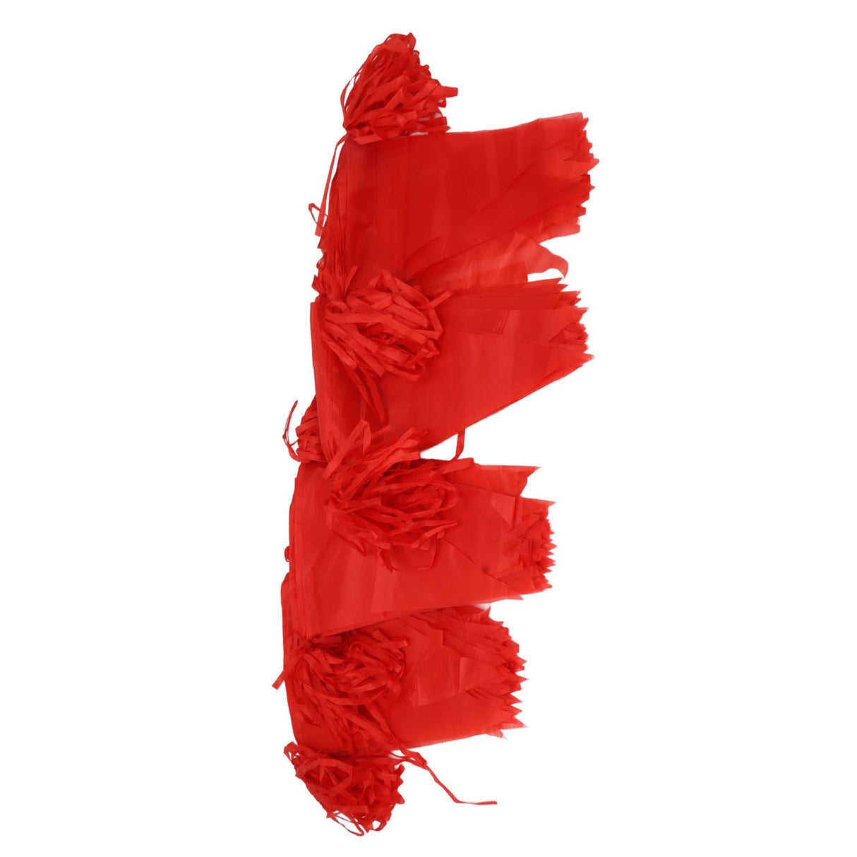2 Bag Party Banner Triangle Shape Anti Fade Decorative Pennants Flag for Party Decoration 200m Red Rope Red Flag 2 Bag