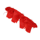 2 Bag Party Banner Triangle Shape Anti Fade Decorative Pennants Flag for Party Decoration 200m Red Rope Red Flag 2 Bag - Extra Image