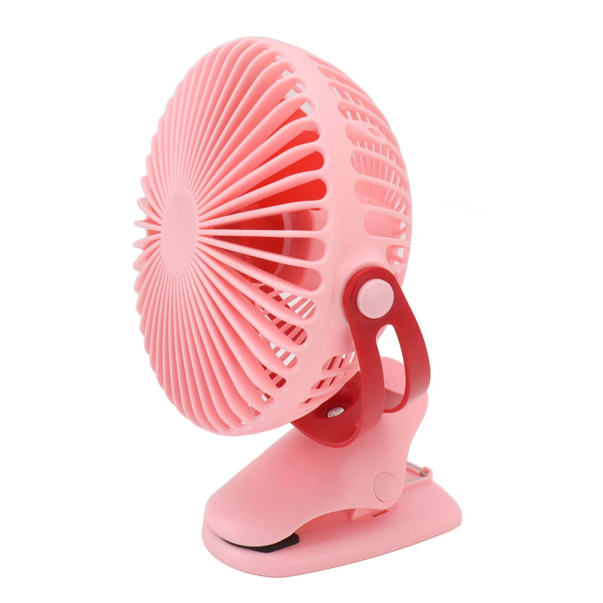 10W Monocrystalline Silicon Solar Ventilator Brushless Double Sided Rotation Solar Panel Powered Portable Cooling Fan for RV Travel Pet Pink