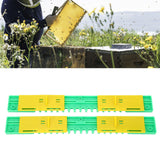 2PCS Bee Door Sliding Guards Beehive Entrance Reducer Beekeeping Gate Anti Escape Frame Vents 31.5cm / 12.4in - Extra Image