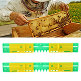2PCS Bee Door Sliding Guards Beehive Entrance Reducer Beekeeping Gate Anti Escape Frame Vents 31.5cm / 12.4in