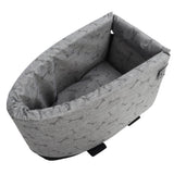 Pet Car Seat Wearproof Quick Installation Detachable Pet Console Seat for Small Dogs Cats Animals - Rear View