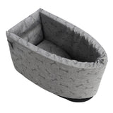 Pet Car Seat Wearproof Quick Installation Detachable Pet Console Seat for Small Dogs Cats Animals - Low Angle