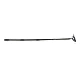 Weeding Rake Adjustable Length Stainless Steel Ergonomic Handle Hand Rake Garden Tool for Cultivating Loosening 4 Sections - Front View