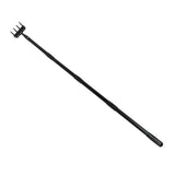Weeding Rake Adjustable Length Stainless Steel Ergonomic Handle Hand Rake Garden Tool for Cultivating Loosening 4 Sections