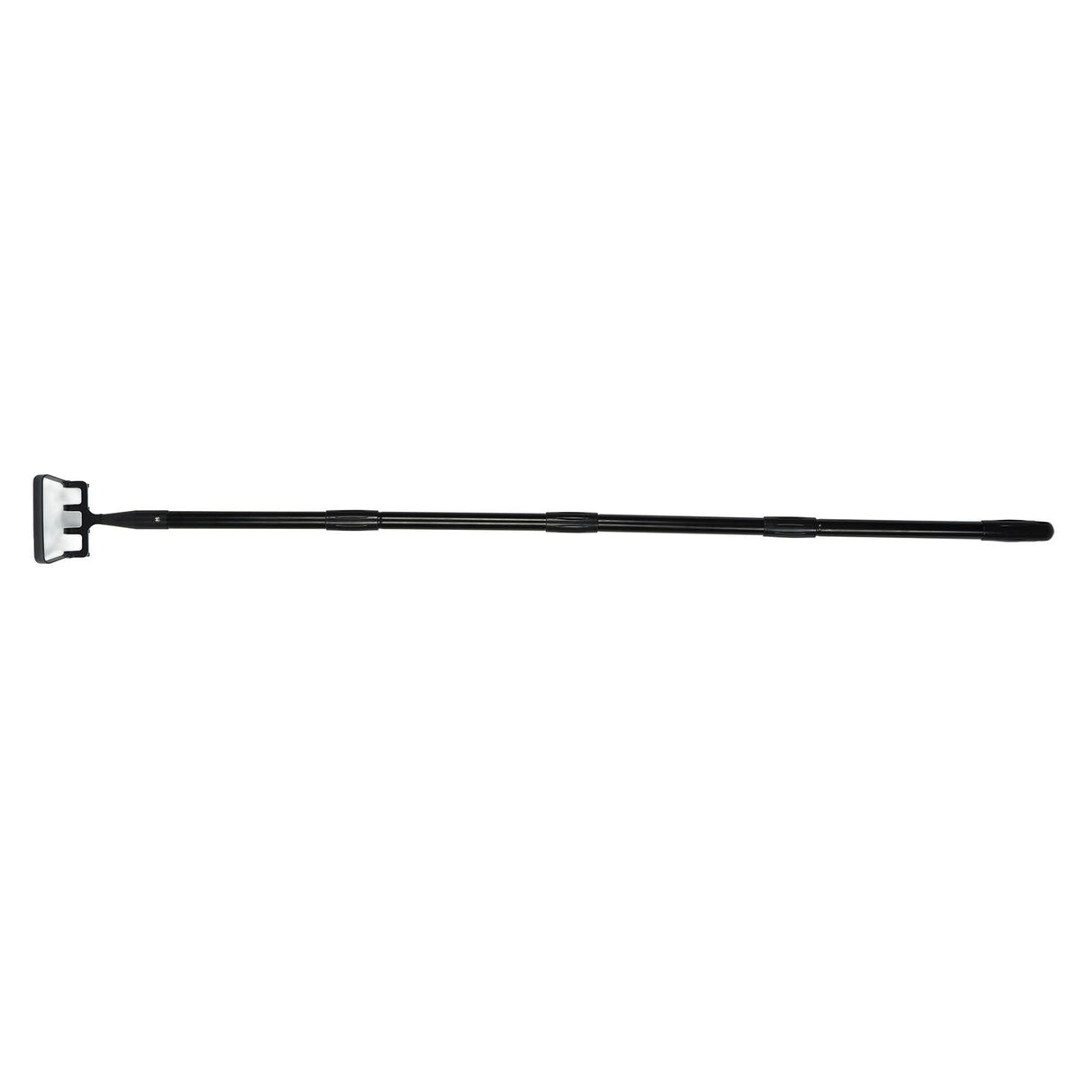 Weeding Rake Adjustable Length Stainless Steel Ergonomic Handle Hand Rake Garden Tool for Cultivating Loosening 4 Sections
