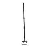 Weeding Rake Adjustable Length Stainless Steel Ergonomic Handle Hand Rake Garden Tool for Cultivating Loosening 4 Sections - Extra Image