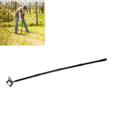 Weeding Rake Adjustable Length Stainless Steel Ergonomic Handle Hand Rake Garden Tool for Cultivating Loosening 4 Sections