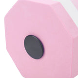 2Pcs High Density EVA Foam Dumbbell Set Aquatic Exercise Dumbbells for Men Women Indoor Swimming Pools Aerobic Fitness Rehabilitation Training Diamond Shaped Pink White Pink