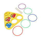 Ring Throw Pool Game Toy EVA Floating Foam with Balls for Kids Adults Water Sports Outdoor Party