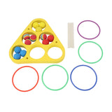 Ring Throw Pool Game Toy EVA Floating Foam with Balls for Kids Adults Water Sports Outdoor Party