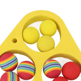 Ring Throw Pool Game Toy EVA Floating Foam with Balls for Kids Adults Water Sports Outdoor Party
