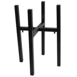 Adjustable Plant Stand Iron Simple Style Modern Plant Pot Holder Flowerpot Support Bracket - Top-Down View
