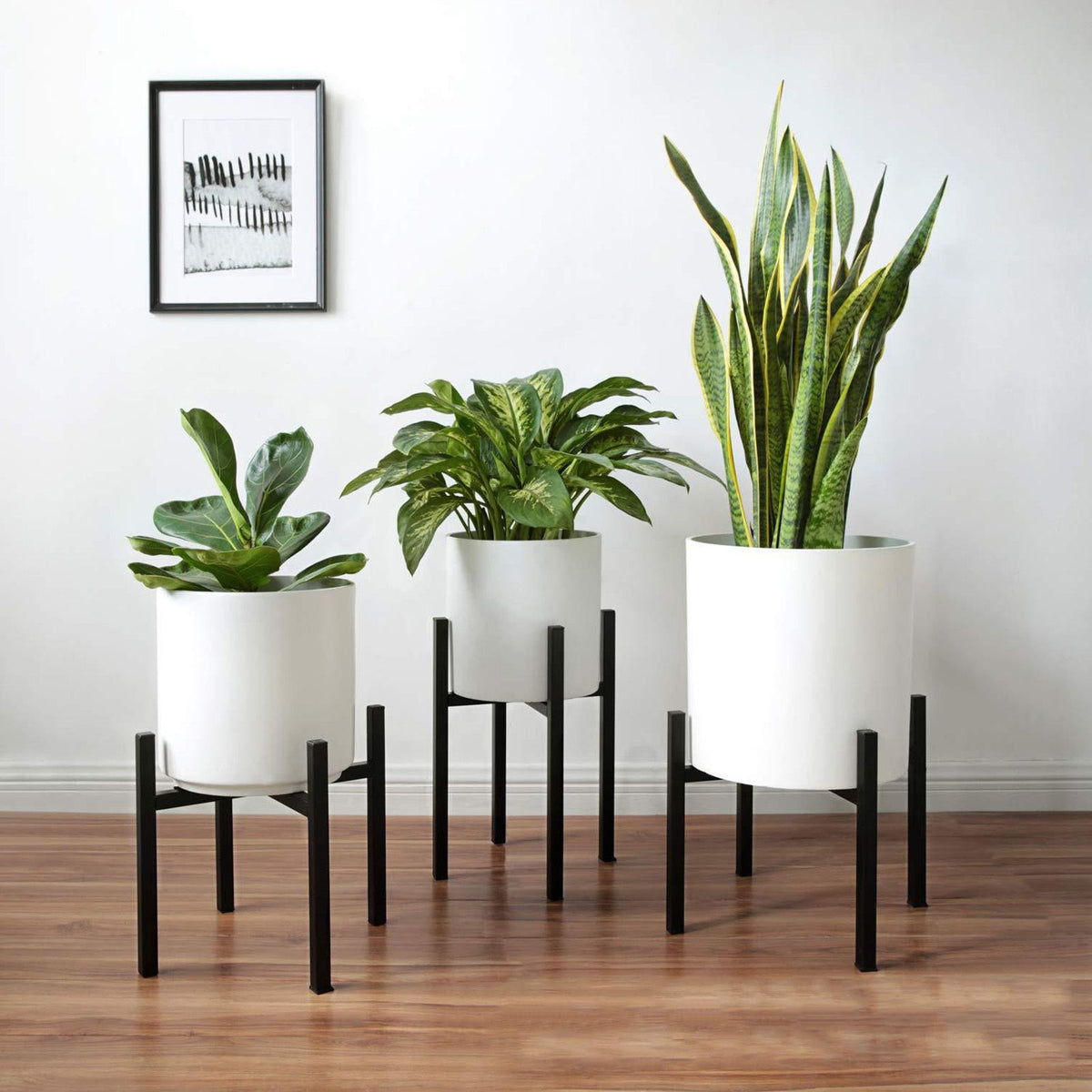 Adjustable Plant Stand Iron Simple Style Modern Plant Pot Holder Flowerpot Support Bracket