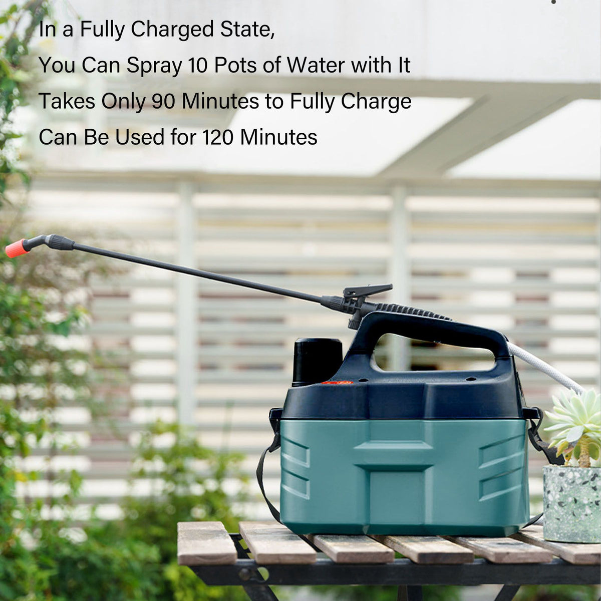Electric Sprayer Small Leak Proof High Pressure Electric Backpack Sprayer for Lawn Garden 8L
