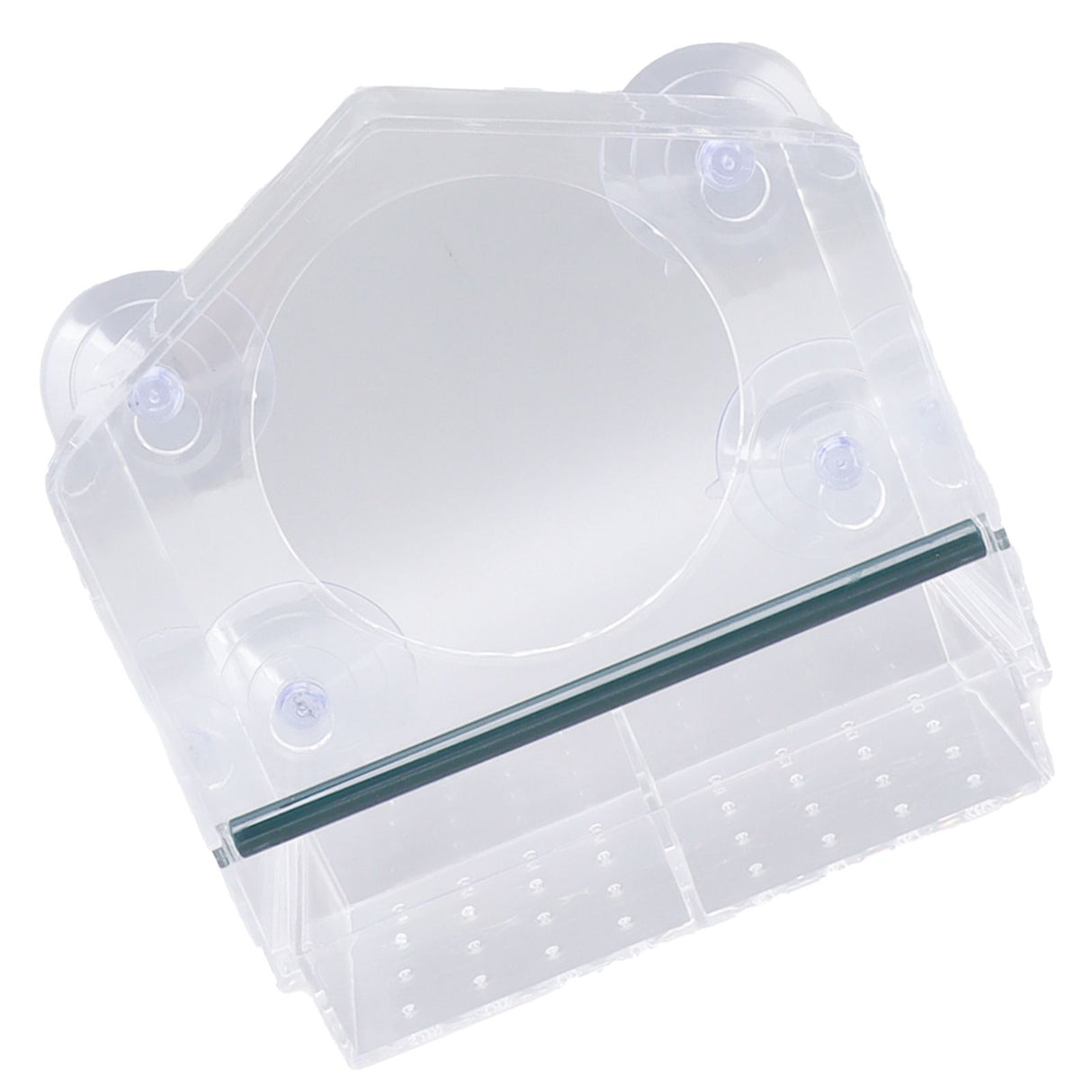 Window Bird Feeder Clear Sturdy Acrylic Window Bird House Feeder with 4 Suction Cups