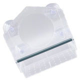 Window Bird Feeder Clear Sturdy Acrylic Window Bird House Feeder with 4 Suction Cups - Front View