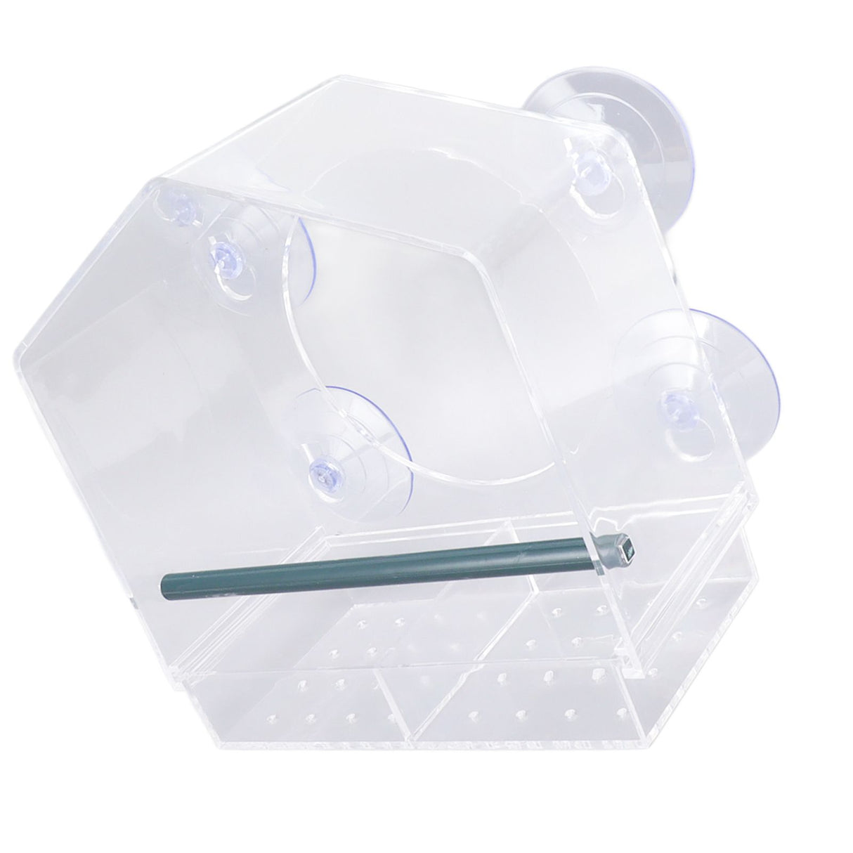 Window Bird Feeder Clear Sturdy Acrylic Window Bird House Feeder with 4 Suction Cups