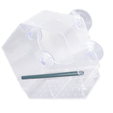 Window Bird Feeder Clear Sturdy Acrylic Window Bird House Feeder with 4 Suction Cups