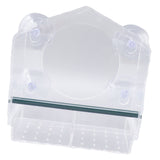 Window Bird Feeder Clear Sturdy Acrylic Window Bird House Feeder with 4 Suction Cups
