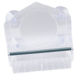 Window Bird Feeder Clear Sturdy Acrylic Window Bird House Feeder with 4 Suction Cups