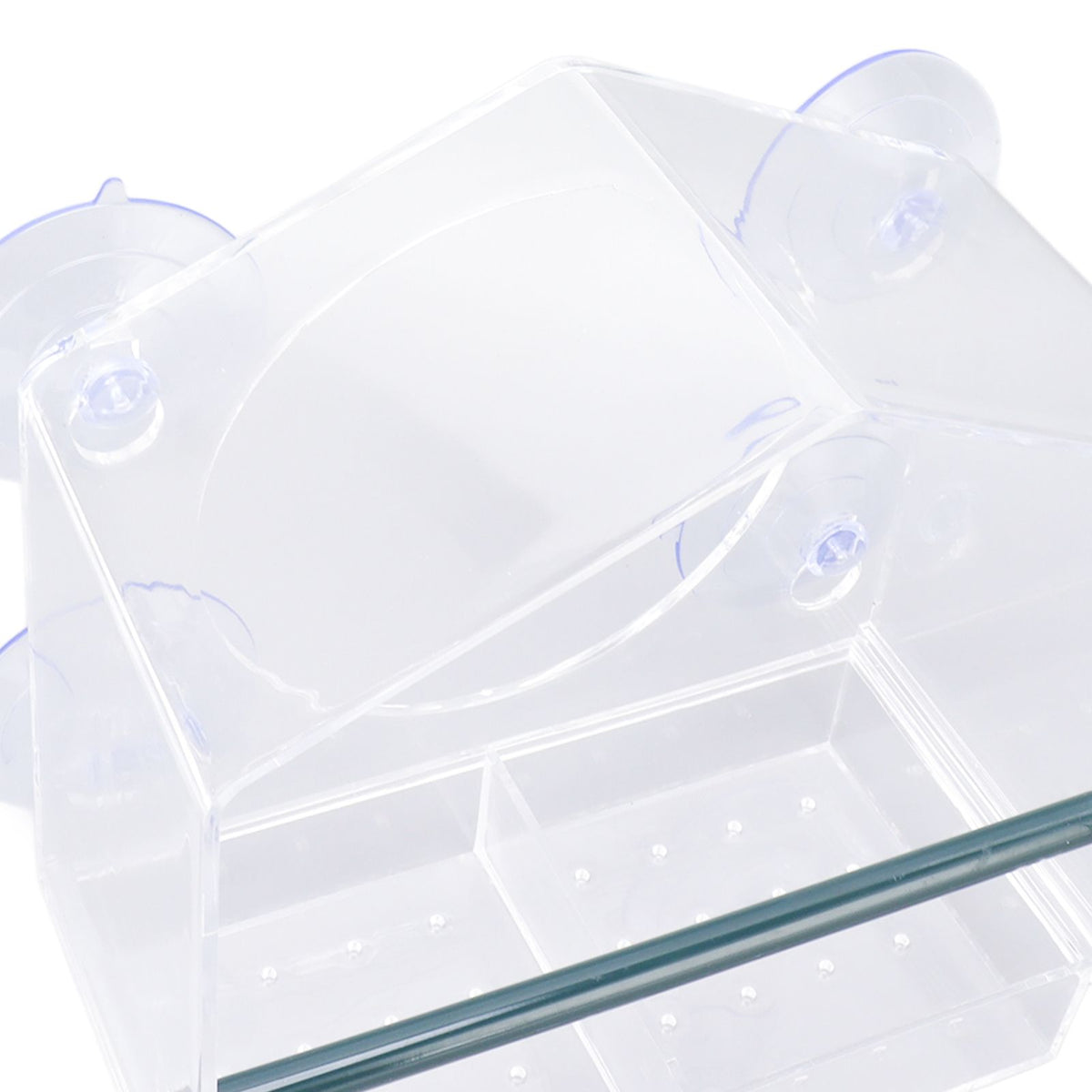 Window Bird Feeder Clear Sturdy Acrylic Window Bird House Feeder with 4 Suction Cups