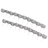 100pcs Bonsai Fertilizer Basket Stainless Steel Spherical Nutrition Box Tools for Succulent Orchid - Side View