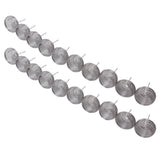 100pcs Bonsai Fertilizer Basket Stainless Steel Spherical Nutrition Box Tools for Succulent Orchid - Top-Down View