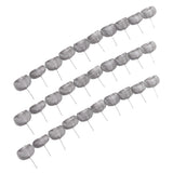 100pcs Bonsai Fertilizer Basket Stainless Steel Spherical Nutrition Box Tools for Succulent Orchid - 45-Degree Angle
