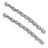 100pcs Bonsai Fertilizer Basket Stainless Steel Spherical Nutrition Box Tools for Succulent Orchid - Rear View