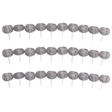 100pcs Bonsai Fertilizer Basket Stainless Steel Spherical Nutrition Box Tools for Succulent Orchid
