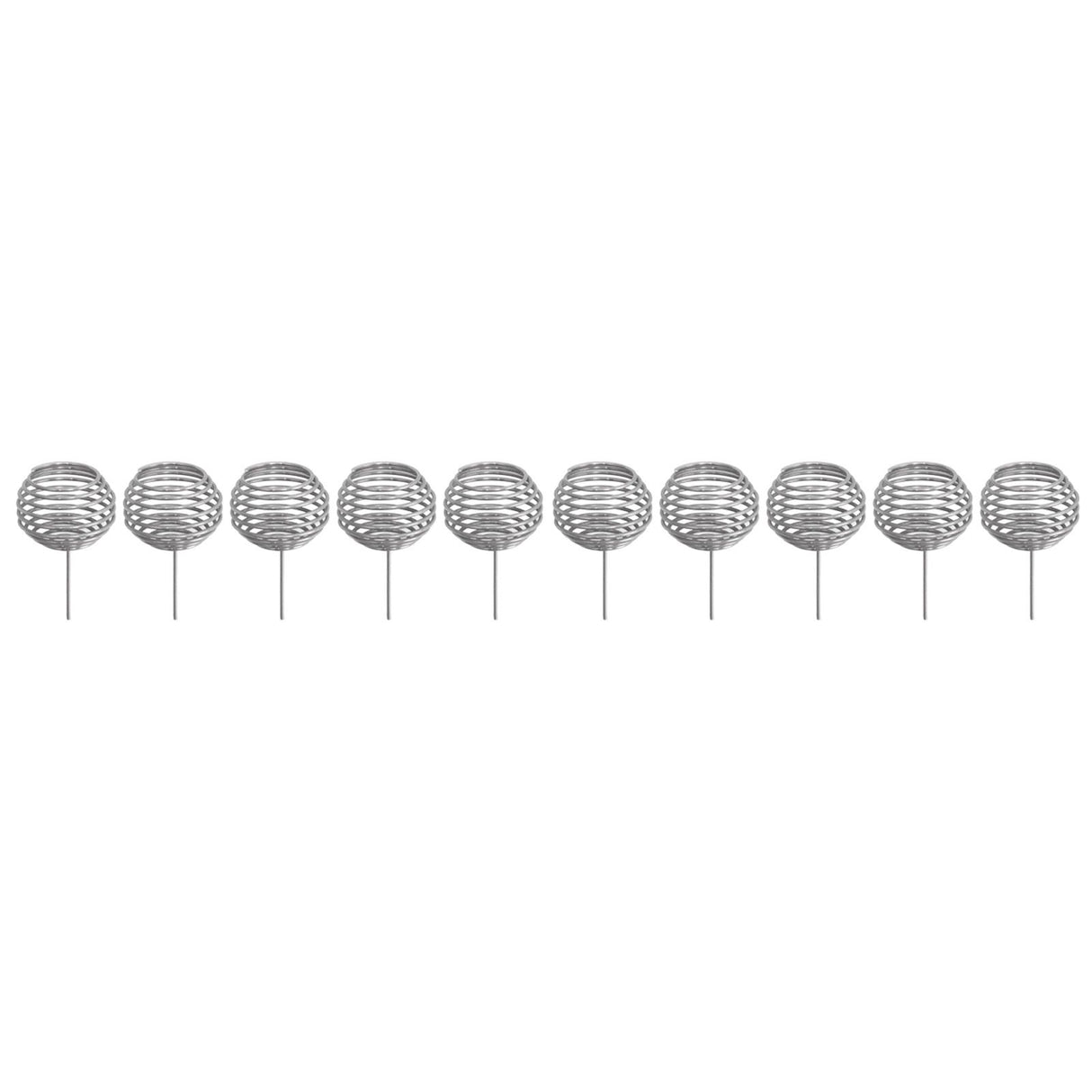 100pcs Fertilizer Mesh Basket Stainless Steel Garden Nutrition Cups Small Size Bonsai Fertilization Basket for Garden Yard Home