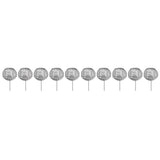100pcs Fertilizer Mesh Basket Stainless Steel Garden Nutrition Cups Small Size Bonsai Fertilization Basket for Garden Yard Home