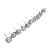 100pcs Fertilizer Mesh Basket Stainless Steel Garden Nutrition Cups Small Size Bonsai Fertilization Basket for Garden Yard Home - Extra Image