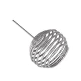 100pcs Fertilizer Mesh Basket Stainless Steel Garden Nutrition Cups Small Size Bonsai Fertilization Basket for Garden Yard Home