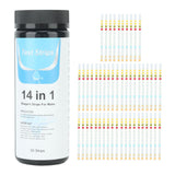 50 Strips Water Test Strips 14 in 1 PH Meter Testing Paper for Drinking Water Pool Hot Spring Pond