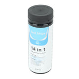 50 Strips Water Test Strips 14 in 1 PH Meter Testing Paper for Drinking Water Pool Hot Spring Pond - Rear View
