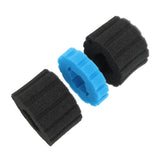 Indoor Aquatis Replacement Filter Foam For Biopress 1pc Blue Fine Sponge 2pcs Black Coarse Sponge - Front View