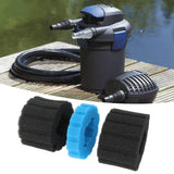 Indoor Aquatis Replacement Filter Foam For Biopress 1pc Blue Fine Sponge 2pcs Black Coarse Sponge